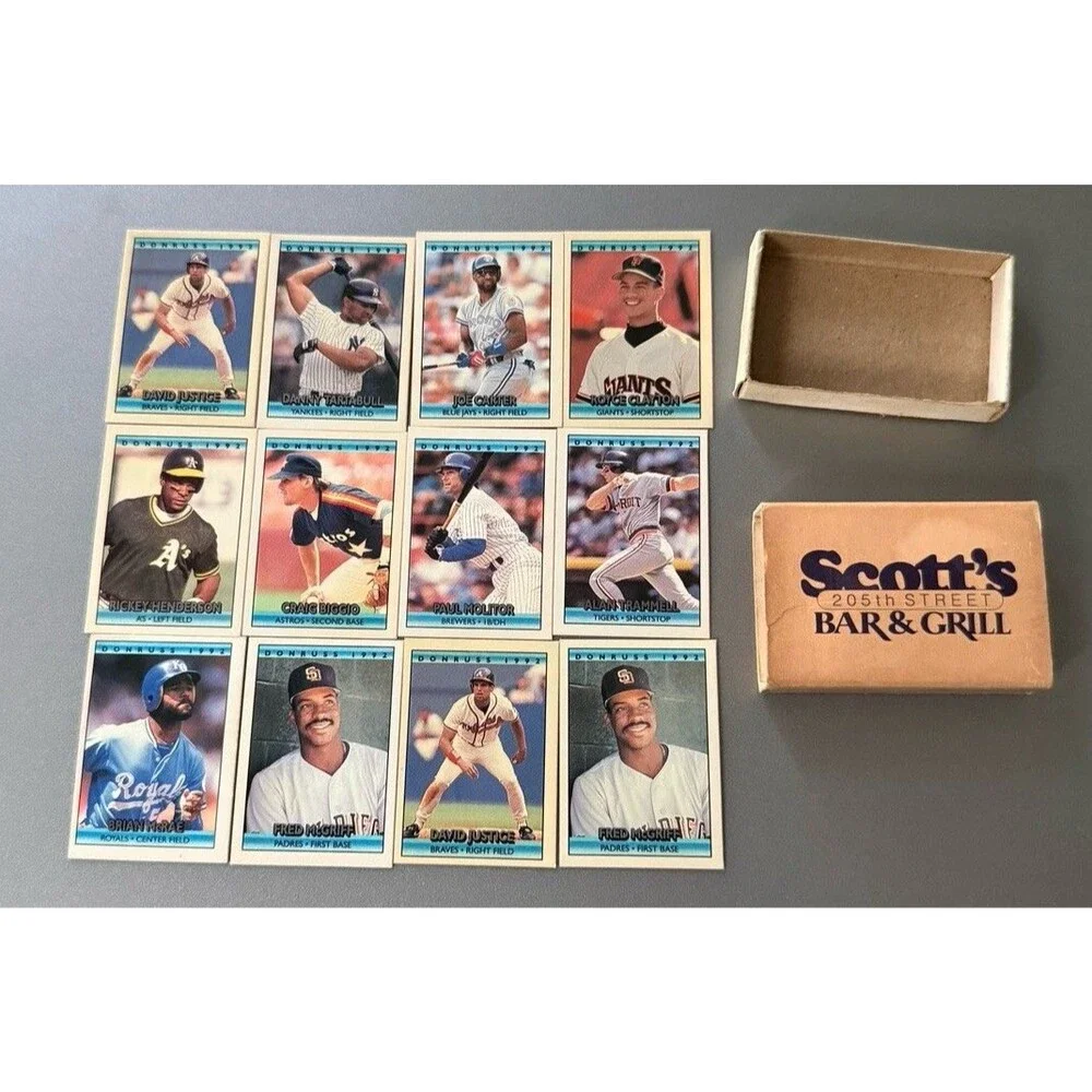 1992 Topps Stadium Club & Donruss Baseball Card Star Lot 26 Cards HOF Rickey